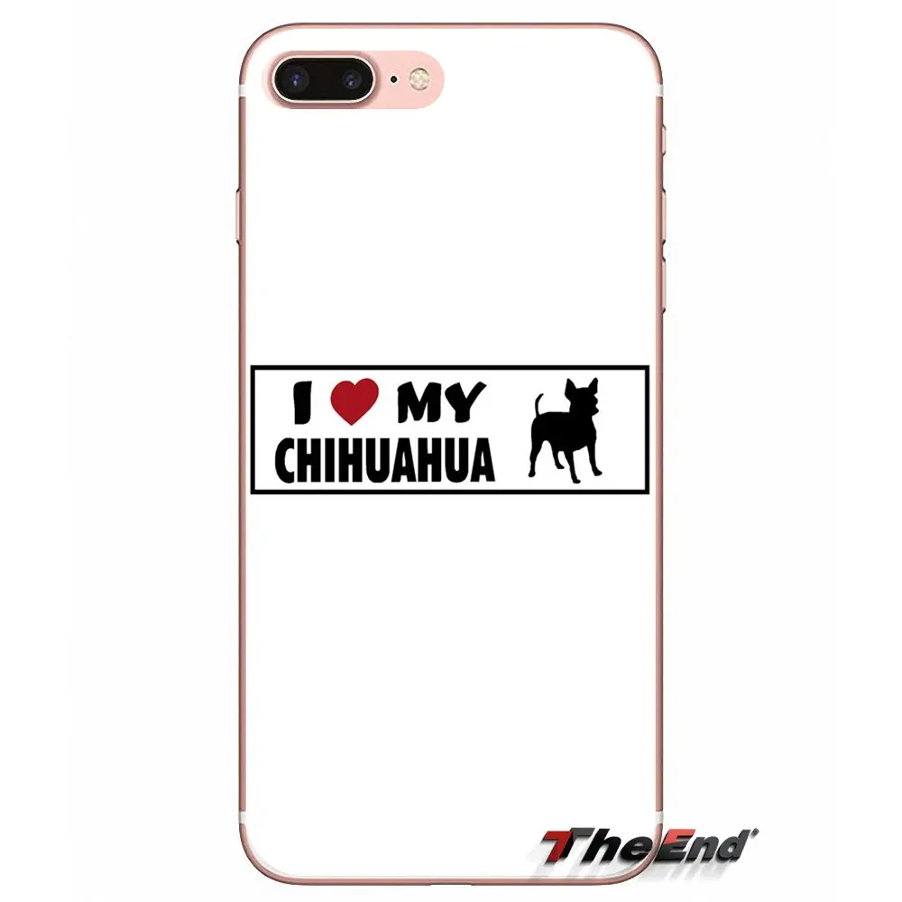 Чехол для телефона HTC One M7 M8 A9 M9 M10 E9 Plus Desire 630 530 626 628 816 820 Motorola G G2 G3 I Love My Chihuahua Dog Pug |