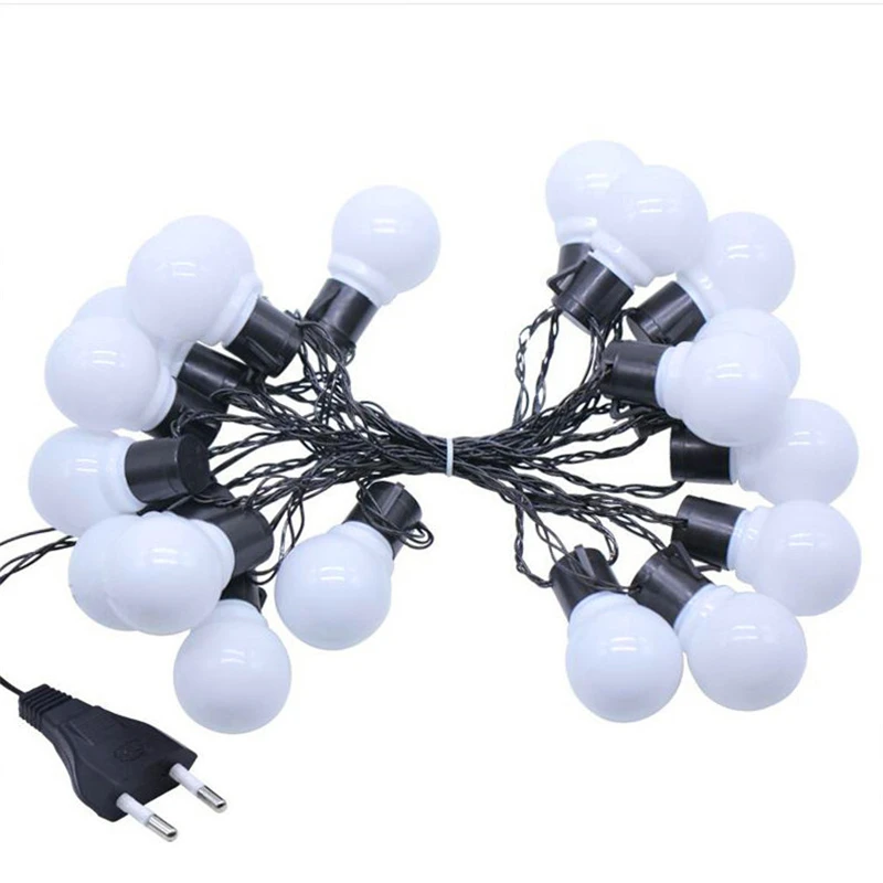 AC220V 2.5M 5M 10M 10led 20led 38led Christmas rope-ball lamp party garden outdoor wedding new year Xmas decoration LED lights
AC220V 2.5M 5M 10M 10led 20led 38led Christmas rope-ball lamp party garden outdoor wedding new year Xmas decoration LED lights