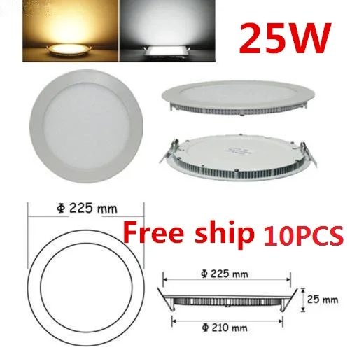 DHL Бесплатная доставка 10 шт. dimmable Панель свет лампы Круглый SMD 2835 25 Вт белый/теплый белый светодиодный потолочные встраиваемые светильники
DHL Бесплатная доставка 10 шт. dimmable Панель свет лампы Круглый SMD 2835 25 Вт белый/теплый белый светодиодный потолочные встраиваемые светильники