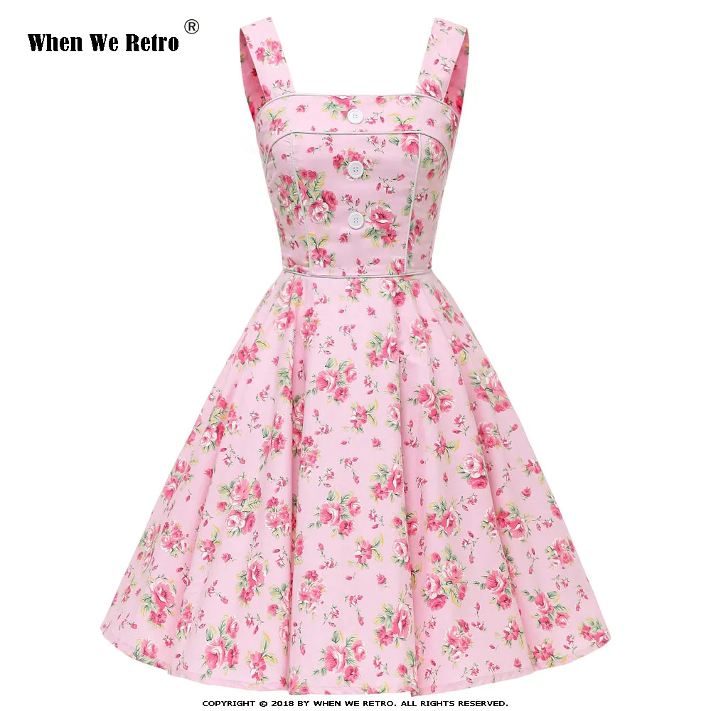When We Retro Summer Dress 2021 Vintage Rockabilly Dress Big Swing Floral Polka Audrey Hepburn Casual A Line Dresses VD0750-0764
When We Retro Summer Dress 2021 Vintage Rockabilly Dress Big Swing Floral Polka Audrey Hepburn Casual A Line Dresses VD0750-0764