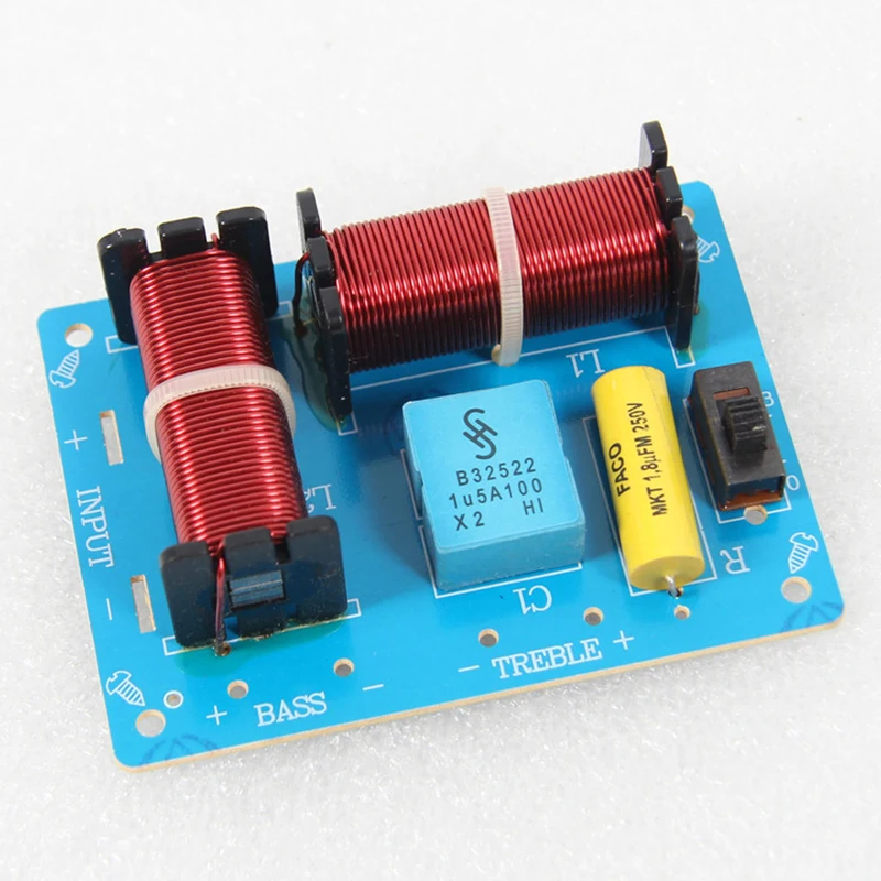 2pcs/lot Speaker Divider High and Low Divider Full-Frequency Speaker Crossover DIY Audio Accessories D-227 Splitter
2pcs/lot Speaker Divider High and Low Divider Full-Frequency Speaker Crossover DIY Audio Accessories D-227 Splitter