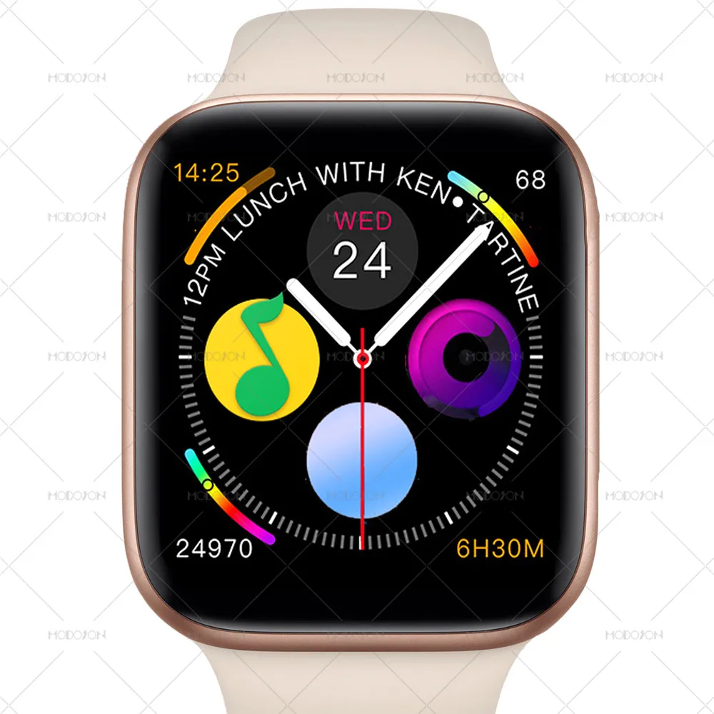 Смарт-часы MODOSON iwo 8 Series 5 4 ЭКГ пульсометр фитнес-трекер часы 9 10 для Apple iphone Android |