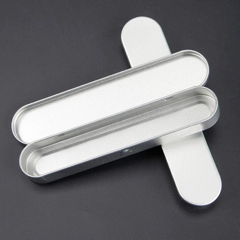 1pc Silver Pen Box Metal Rectangle Horses Mouth Tin Box Fountain Pencil Case for student gifts 17.8*3.6*1.9cm
1pc Silver Pen Box Metal Rectangle Horses Mouth Tin Box Fountain Pencil Case for student gifts 17.8*3.6*1.9cm