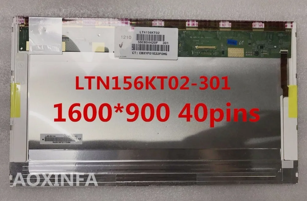15.6'' laptop lcd screen LTN156KT02 LTN156KT04 LP156WD1 B156RW01 for E6520 and E6530 notebook led display 1600*900 40pin
15.6'' laptop lcd screen LTN156KT02 LTN156KT04 LP156WD1 B156RW01 for E6520 and E6530 notebook led display 1600*900 40pin