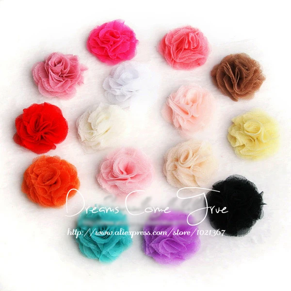20pcs/lot 2.4" 15 Colors Artificial Cute Tulle Mesh Flowers For Children Hair Accessories Mini Soft Lace Flowers For Headbands
20pcs/lot 2.4" 15 Colors Artificial Cute Tulle Mesh Flowers For Children Hair Accessories Mini Soft Lace Flowers For Headbands
