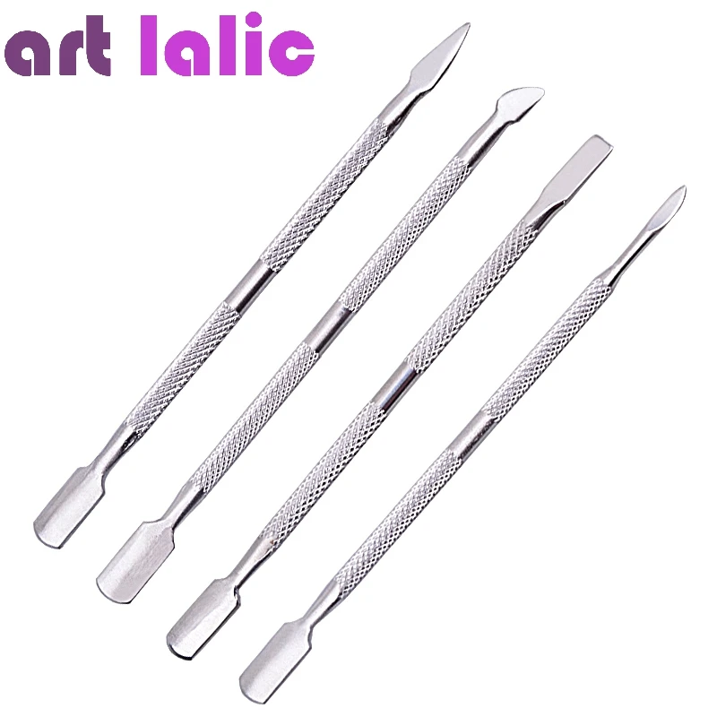 Artlalic 4pcs/Lot Stainless Steel Cuticle Remover Double Sided Finger Dead Skin Push Nail Cuticle Pusher Manicure Nail Care Tool
Artlalic 4pcs/Lot Stainless Steel Cuticle Remover Double Sided Finger Dead Skin Push Nail Cuticle Pusher Manicure Nail Care Tool