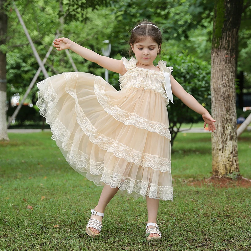 Kaiya Angel Princess Dress For Girls Clothes Flower Girl Dresses Lace Tulle Summer Kids Clothes Wedding Dresses Children
Kaiya Angel Princess Dress For Girls Clothes Flower Girl Dresses Lace Tulle Summer Kids Clothes Wedding Dresses Children