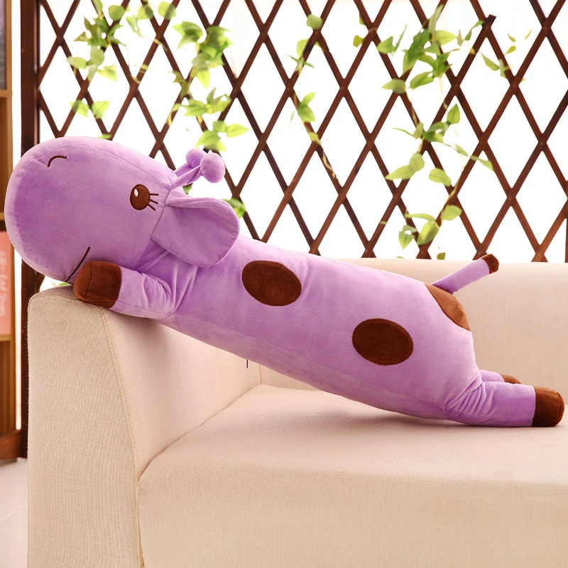 Super Cute Giraffe Plush Toys Soft Sika Deer Pillow Dolls Kawaii Stuffed Lovely Animals Cushion Toy for Kids Baby 40cm | Игрушки и хобби
