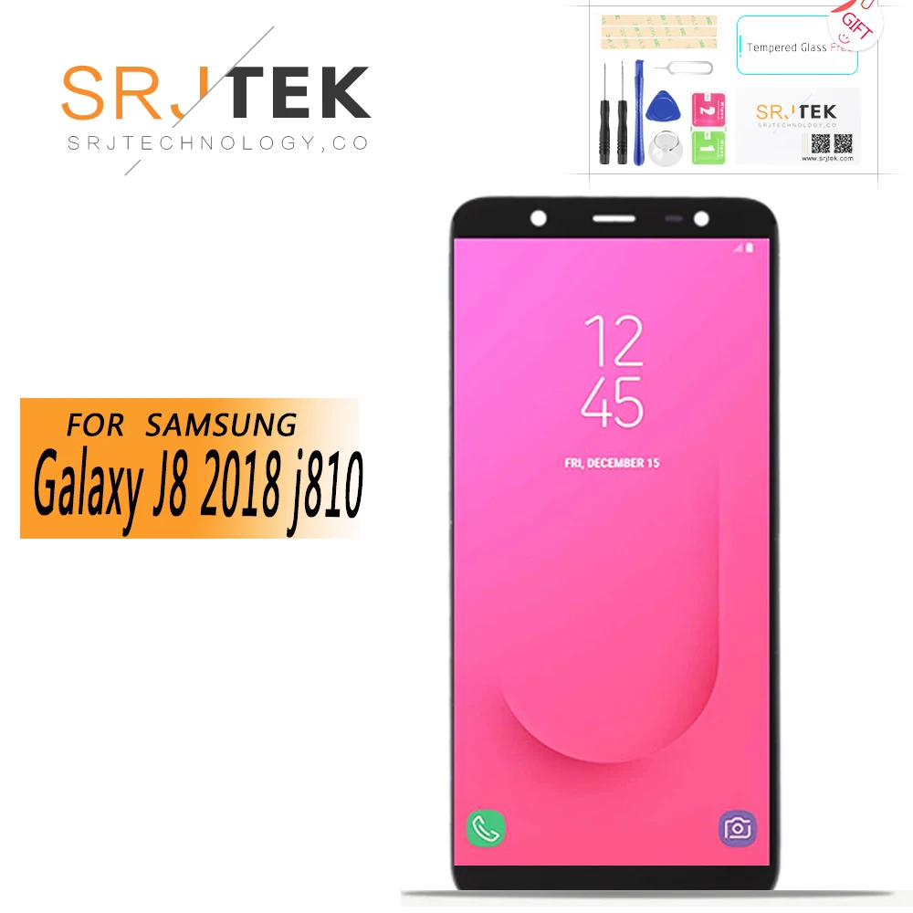 6.0'' LCD Screen For Samsung Galaxy J8 2018 J810 SM-J810 J810M Full LCD Display Touch Screen Digitizer Assembly Replacement
6.0'' LCD Screen For Samsung Galaxy J8 2018 J810 SM-J810 J810M Full LCD Display Touch Screen Digitizer Assembly Replacement