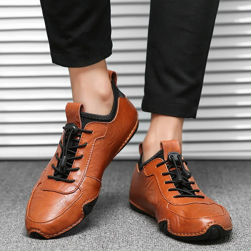 Brand Genuine Leather Men Casual Shoes Spring New Arrival flats shoes Breathable Soft leather Men's loafters Shoes
Brand Genuine Leather Men Casual Shoes Spring New Arrival flats shoes Breathable Soft leather Men's loafters Shoes