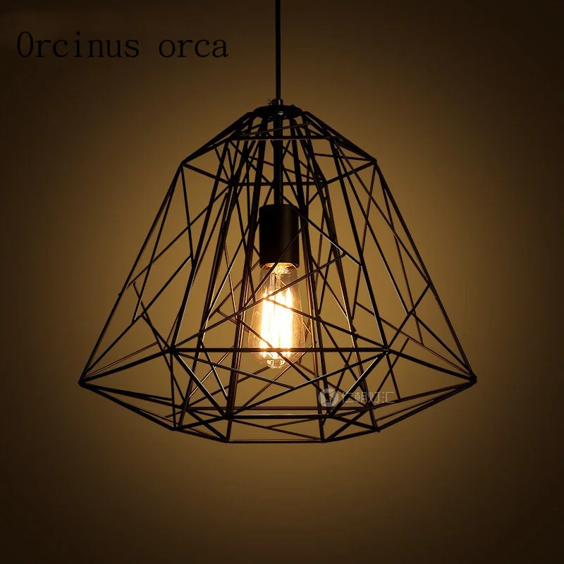 American style Nordic iron cage chandelier cafe restaurant retro originality industrial wind Chandelier free shipping
American style Nordic iron cage chandelier cafe restaurant retro originality industrial wind Chandelier free shipping