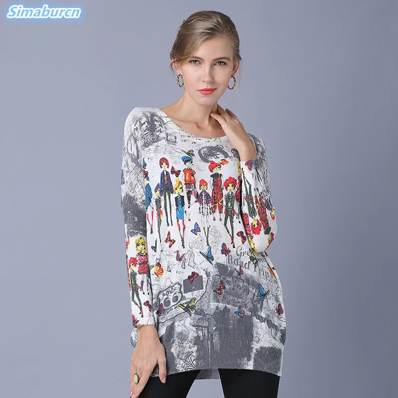 New Arrivals Fashion Autumn Winter Women Knitted Sweaters Long Sleeve Female Pullovers Print Casual Party Female White Sweaters
New Arrivals Fashion Autumn Winter Women Knitted Sweaters Long Sleeve Female Pullovers Print Casual Party Female White Sweaters
