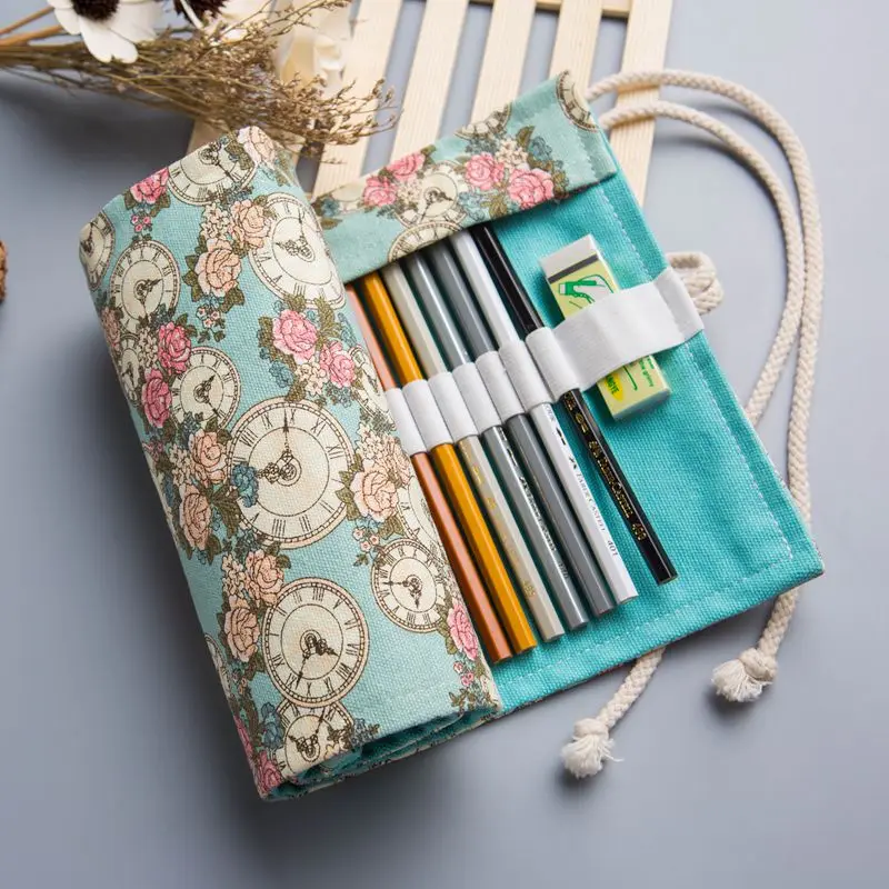 36/48/72 Holes Creative School Pencil Case Canvas Roll Organizer Penalty Pencil Bag Holder Pouch Supplies School Stationery Gift
36/48/72 Holes Creative School Pencil Case Canvas Roll Organizer Penalty Pencil Bag Holder Pouch Supplies School Stationery Gift