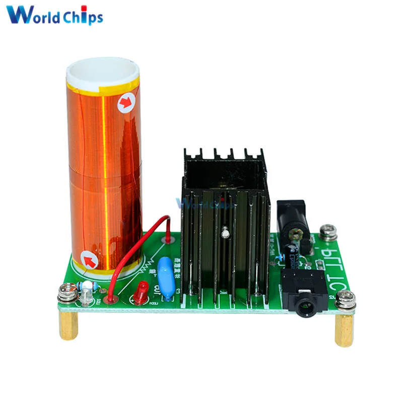 15W Mini плазменный динамик с катушкой Тесла Kit Music Wireless плата трансмиссии Module DC 15 24V
