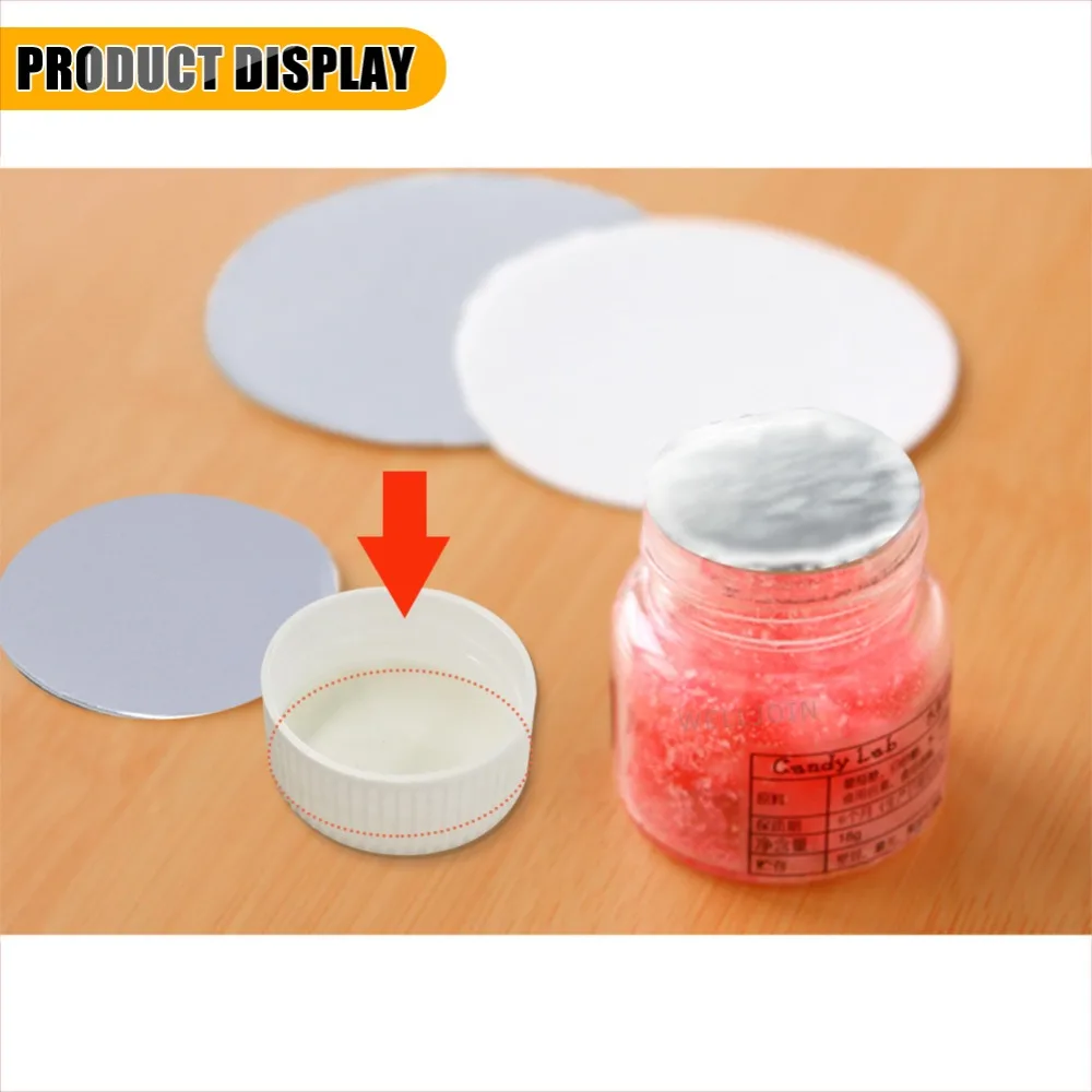 For induction sealing 20 mm HDPE Seal foil liners 10000PCS quantity sealers foil
For induction sealing 20 mm HDPE Seal foil liners 10000PCS quantity sealers foil