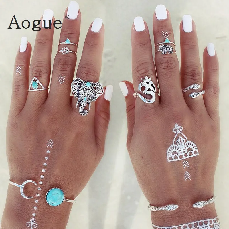 8 Pieces Retro Bohemian Elephant Yoga Rings Set Lmitation Carve Dmandala Art Print Joint Knuckle Nail Midi Ring Set
8 Pieces Retro Bohemian Elephant Yoga Rings Set Lmitation Carve Dmandala Art Print Joint Knuckle Nail Midi Ring Set