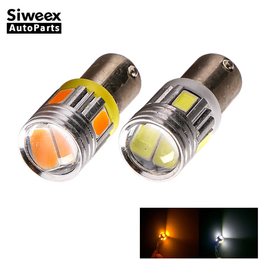 2 Pcs BA9S Car LED Bulbs T4W 6 5730 SMD With Lens License Plate Side Marker Lamp White/Yellow(Amber) DC 12V Auto Interior Lights
2 Pcs BA9S Car LED Bulbs T4W 6 5730 SMD With Lens License Plate Side Marker Lamp White/Yellow(Amber) DC 12V Auto Interior Lights