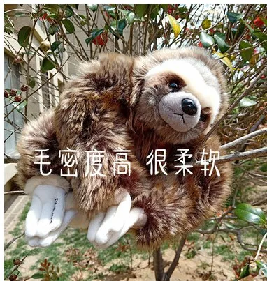 Free shipping New Arrival 25cm Three Toed Sloth Real Life Plush Stuffed Animal Folivora Toy For Children Family Gift
Free shipping New Arrival 25cm Three Toed Sloth Real Life Plush Stuffed Animal Folivora Toy For Children Family Gift