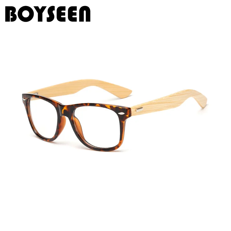 BOYSEEN Vintage Retro Rivet Eyeglasses Frame Men Women Bamboo Wooden Myopia Prescription Optic Glasses Frame With Clear Lens
BOYSEEN Vintage Retro Rivet Eyeglasses Frame Men Women Bamboo Wooden Myopia Prescription Optic Glasses Frame With Clear Lens