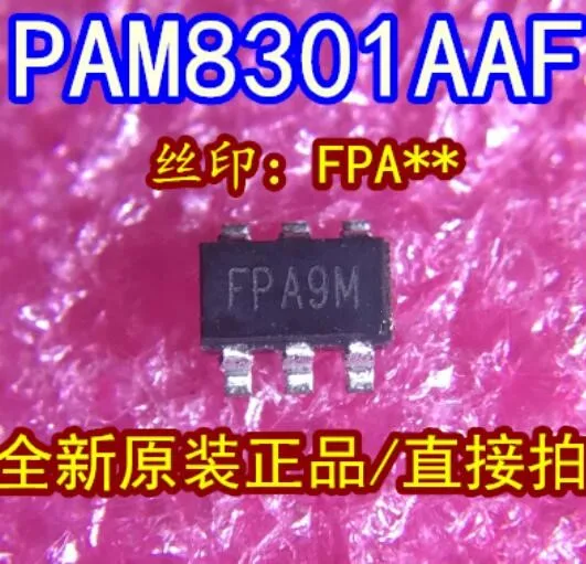 Module PAM8301 PAM8301AAF SOT23-6 20PCS-500PCS Original authentic and new Free Shipping
Module PAM8301 PAM8301AAF SOT23-6 20PCS-500PCS Original authentic and new Free Shipping