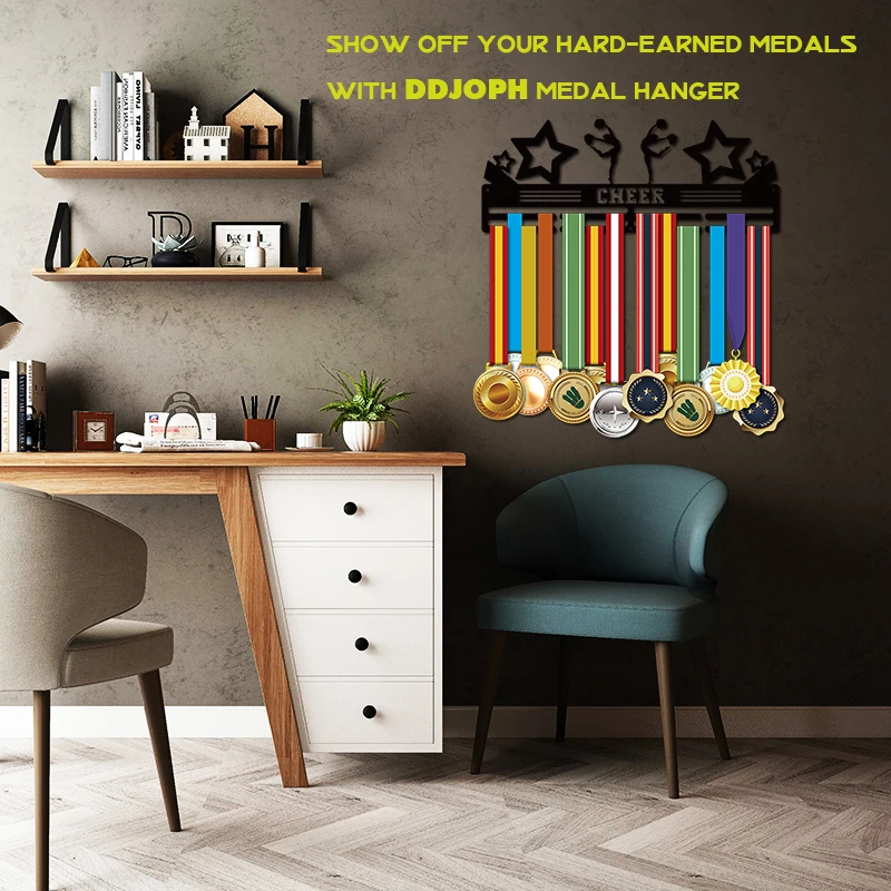 CHEER Dancing medal hanger Sport medal hanger holder for dancing medals Medal display rack
CHEER Dancing medal hanger Sport medal hanger holder for dancing medals Medal display rack