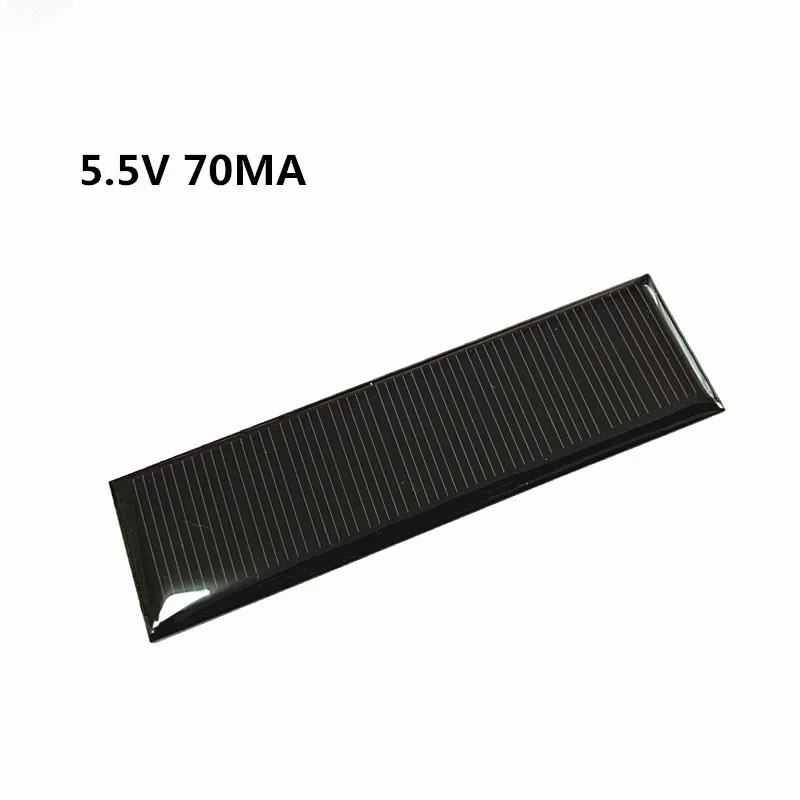 Mini Mono Solar Panel 5V 70MA for DIY Toy/Solar Lawn Light Sensor Lights/ Solar Flashlight 5.5V
Mini Mono Solar Panel 5V 70MA for DIY Toy/Solar Lawn Light Sensor Lights/ Solar Flashlight 5.5V