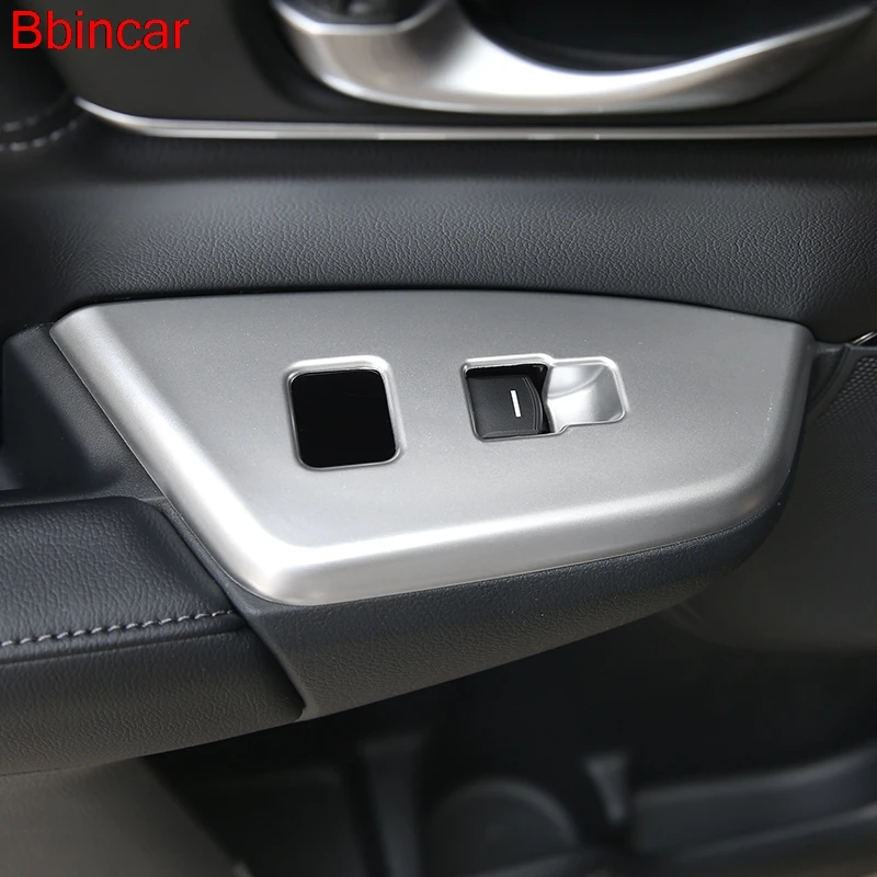 Bbincar Interior Window Glass Panel Armrest Lift Switch Button Trim Frame Molding Trim 4pcs For HONDA CRV CR-V 2017 2018
Bbincar Interior Window Glass Panel Armrest Lift Switch Button Trim Frame Molding Trim 4pcs For HONDA CRV CR-V 2017 2018