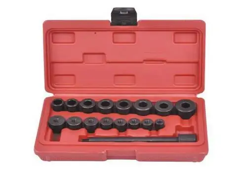 High Quality 17pcs car clutch installing tool Universal Clutch Aligning tool Auto clutch disc clutch pressure repair tool set
High Quality 17pcs car clutch installing tool Universal Clutch Aligning tool Auto clutch disc clutch pressure repair tool set