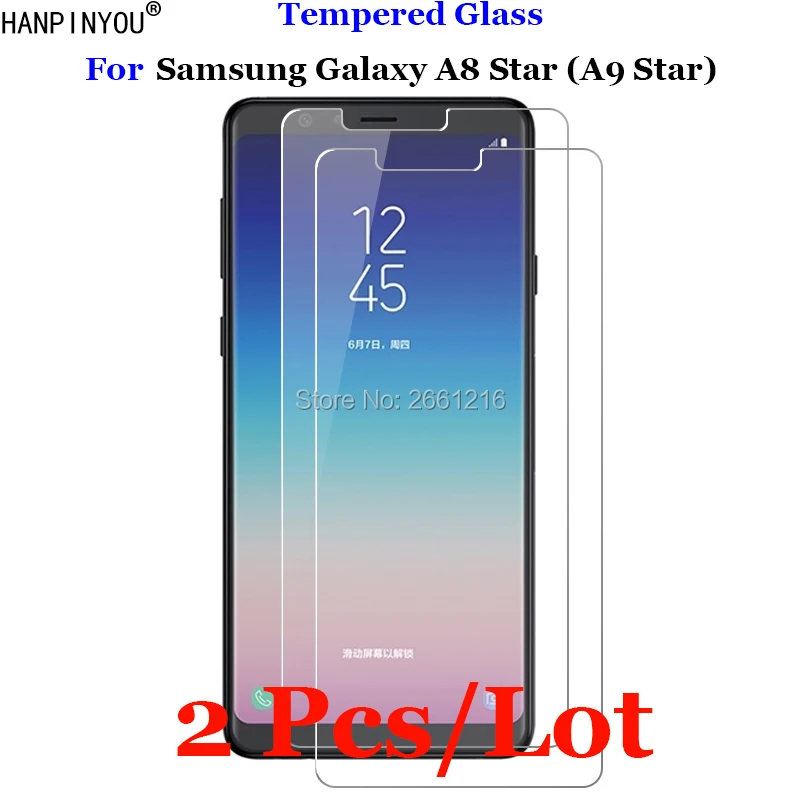 2 шт./лот для Samsung Galaxy A9 Star, закаленное стекло 9H 2.5D, Премиум Защитная пленка для экрана Samsung Galaxy A8 Star 6,3"
2 шт./лот для Samsung Galaxy A9 Star, закаленное стекло 9H 2.5D, Премиум Защитная пленка для экрана Samsung Galaxy A8 Star 6,3"