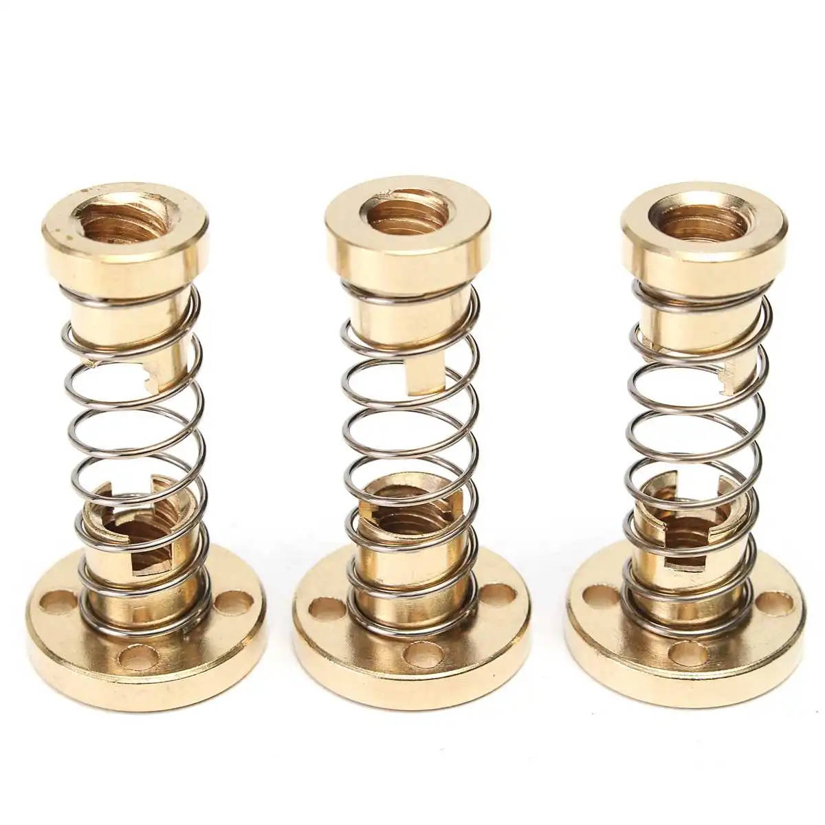 3D Printer Parts T8 Anti-Backlash Spring Loaded Nut For 2mm /4mm/ 8mm Acme Brass Threaded Rod Lead Screws Adjustable
3D Printer Parts T8 Anti-Backlash Spring Loaded Nut For 2mm /4mm/ 8mm Acme Brass Threaded Rod Lead Screws Adjustable