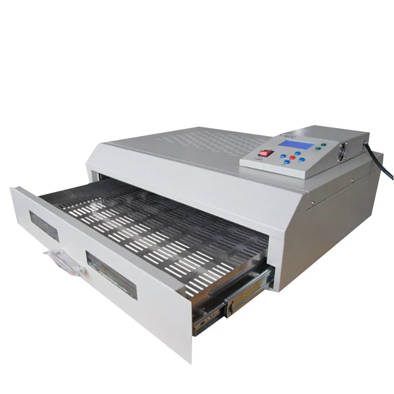 Infrared No Lead Reflow Soldering Machine Infrared Heater Rework Station T962C Reflow Machine Intelligent Reflow Soldering Meter
Infrared No Lead Reflow Soldering Machine Infrared Heater Rework Station T962C Reflow Machine Intelligent Reflow Soldering Meter
