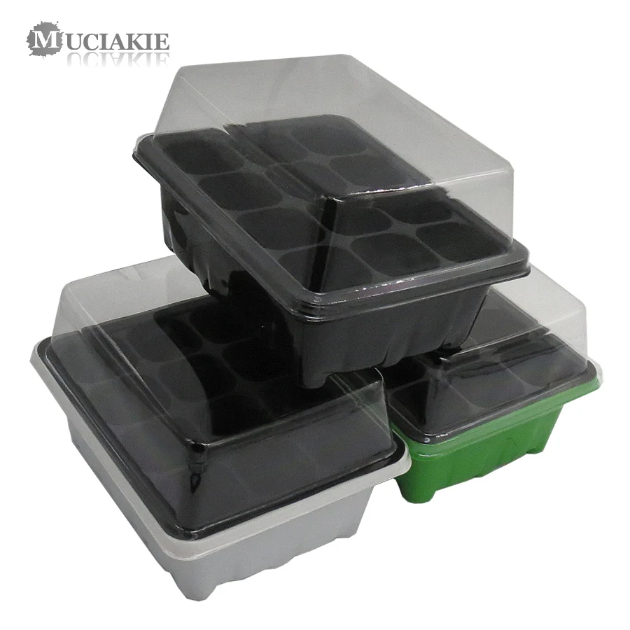 MUCIAKIE 3 LOTS 12-Hole Nursery Pots Seeding Plant Grow Box Case Tray Flower Succulent Insert Propagation Growing Tray Plate Pot
MUCIAKIE 3 LOTS 12-Hole Nursery Pots Seeding Plant Grow Box Case Tray Flower Succulent Insert Propagation Growing Tray Plate Pot