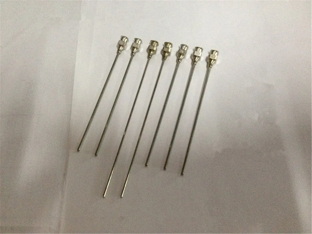 5pcs 0.4mm 27G 0.4x50/100/150/200mm Stainless Steel Syringe Needle Dispensing Needle Lab Experiment Needle Flat End
5pcs 0.4mm 27G 0.4x50/100/150/200mm Stainless Steel Syringe Needle Dispensing Needle Lab Experiment Needle Flat End