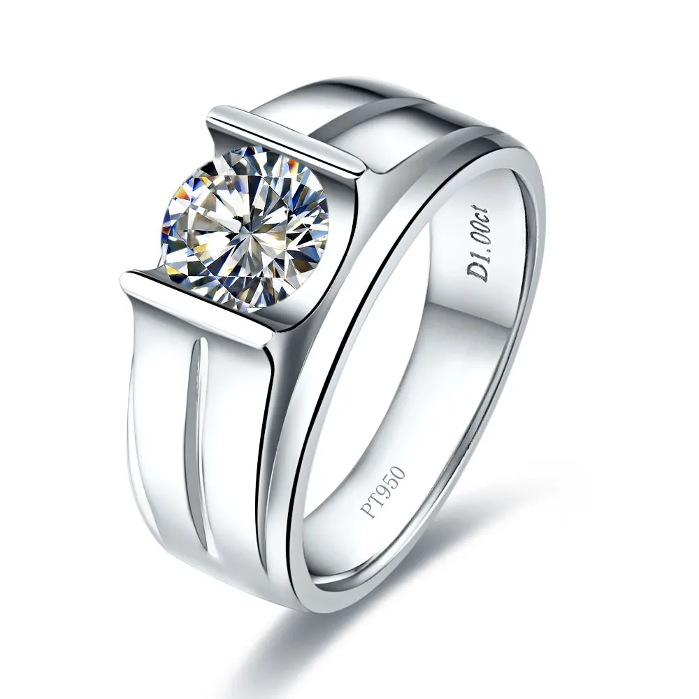14K Man Ring Genuine Brand Quality 1CT Solid White Gold Diamond Carbon Ring for Men Engagement Ring Solitaire Male Jewelry
14K Man Ring Genuine Brand Quality 1CT Solid White Gold Diamond Carbon Ring for Men Engagement Ring Solitaire Male Jewelry