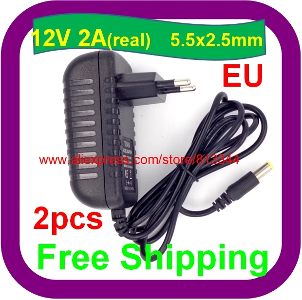 2 шт. Бесплатная доставка AC 100-240V в DC 12V 2A 5,5x2,1mm адаптер питания зарядное устройство 12V 2000mA
2 шт. Бесплатная доставка AC 100-240V в DC 12V 2A 5,5x2,1mm адаптер питания зарядное устройство 12V 2000mA
