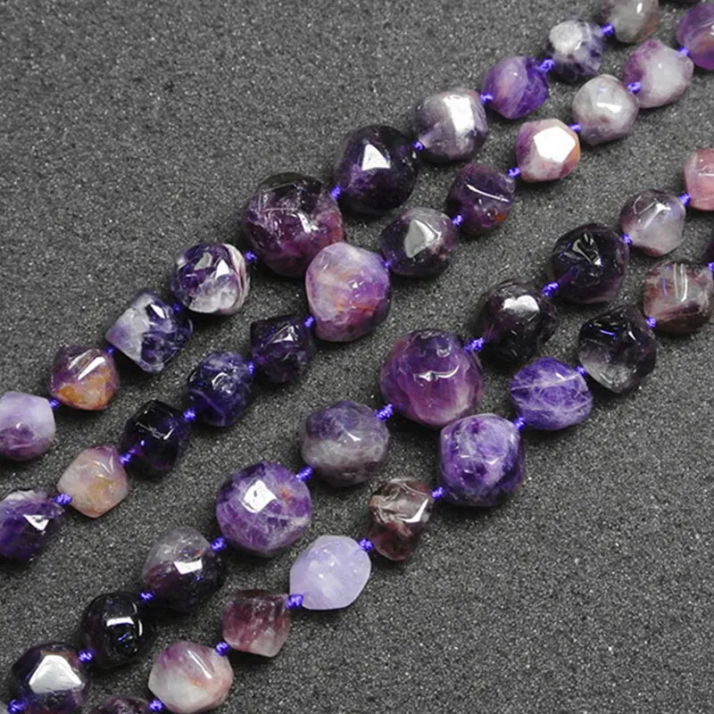 7-16mm Natural Near Round Purple Amethysts Beads For Jewelry Making Beads Bracelets Necklace 15'' Needlework DIY Beads Trinket
7-16mm Natural Near Round Purple Amethysts Beads For Jewelry Making Beads Bracelets Necklace 15'' Needlework DIY Beads Trinket
