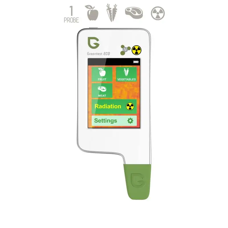 Greentest ECO4 детектор радиации + нитратный тестер для фруктов овощей и мяса цифровой