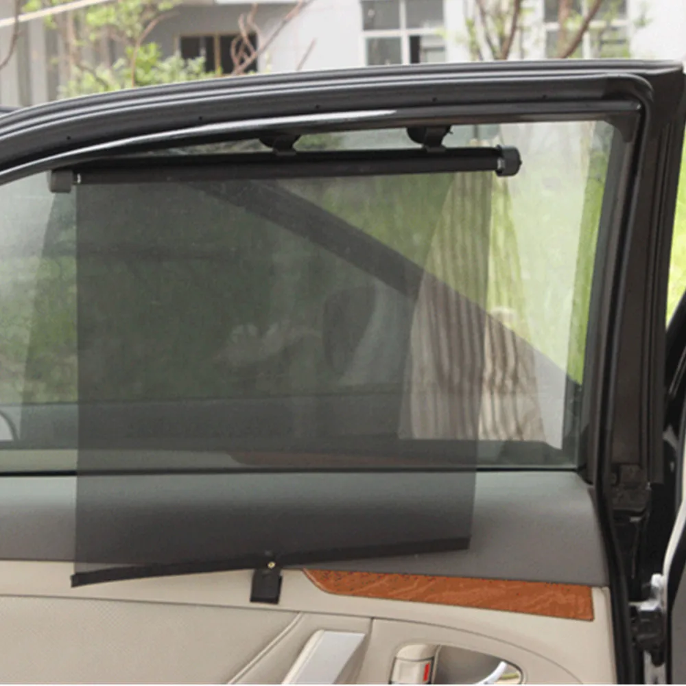 Chunmu 2pcs Universal Retractable Car Vehicle Curtain Window Roller Sun Shade Blind Protector (40 * 45CM) Car Styling
Chunmu 2pcs Universal Retractable Car Vehicle Curtain Window Roller Sun Shade Blind Protector (40 * 45CM) Car Styling