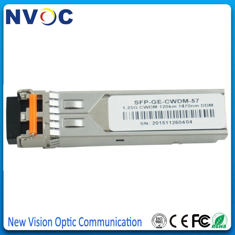1 25G 1470nm 120 км CWDM система 1000 м LC оптический трансивер SFP волоконно-оптический 1210-1610nm