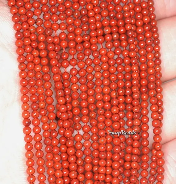 2mm Brick Red Jasper Gemstone, Copper Red, Round 2mm Loose Beads 16 inch Full Strand (90107826-107)
2mm Brick Red Jasper Gemstone, Copper Red, Round 2mm Loose Beads 16 inch Full Strand (90107826-107)