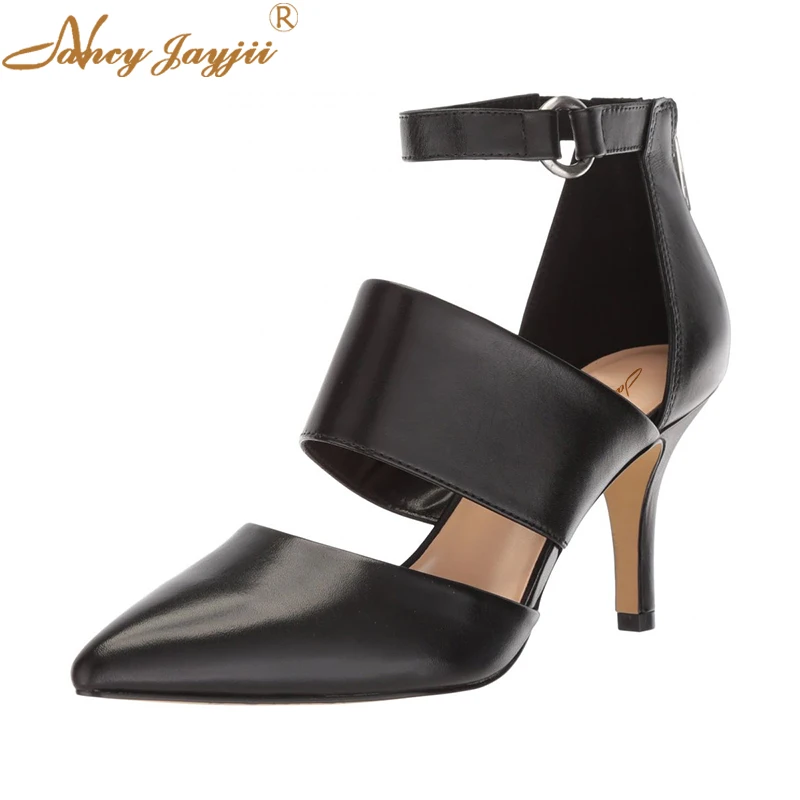 Nancyjayjii Black PU Buckle Strap Women’S Novelty Pumps Pointed Toe Super High Heels Female Office Party Shoes 2021 Big Size
Nancyjayjii Black PU Buckle Strap Women’S Novelty Pumps Pointed Toe Super High Heels Female Office Party Shoes 2021 Big Size