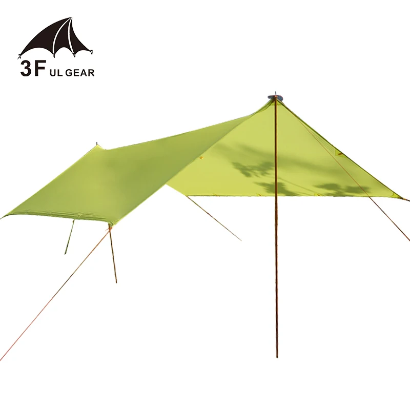 3F UL Gear Ultralight Waterproof 15D Silicone Coated Nylon Tarp Sun Shelter For Hammock Camping Tent Awning Canopy
3F UL Gear Ultralight Waterproof 15D Silicone Coated Nylon Tarp Sun Shelter For Hammock Camping Tent Awning Canopy