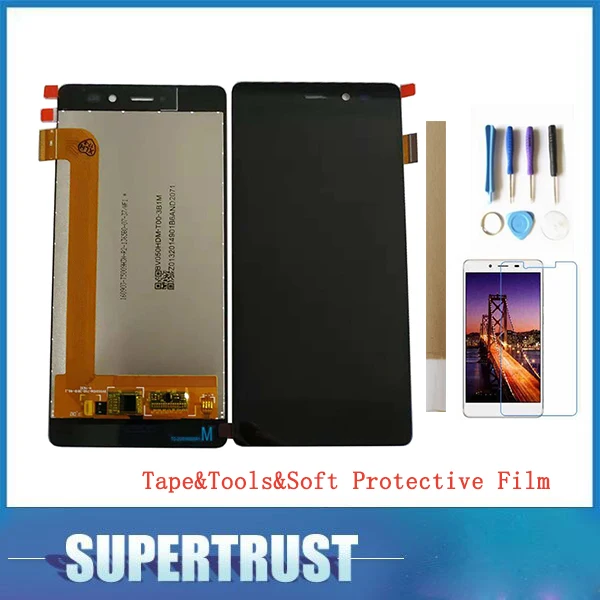5.0"For Wiko Tommy LCD Display+Touch Screen Digitizer Assembly Black With tools&tape&soft protective film
5.0"For Wiko Tommy LCD Display+Touch Screen Digitizer Assembly Black With tools&tape&soft protective film