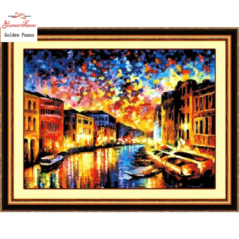Golden Panno,Needlework,Embroidery,DIY Landscape Painting,Cross stitch,kits,11ct Venice home Cross-stitch,Sets For Embroidery 88
Golden Panno,Needlework,Embroidery,DIY Landscape Painting,Cross stitch,kits,11ct Venice home Cross-stitch,Sets For Embroidery 88