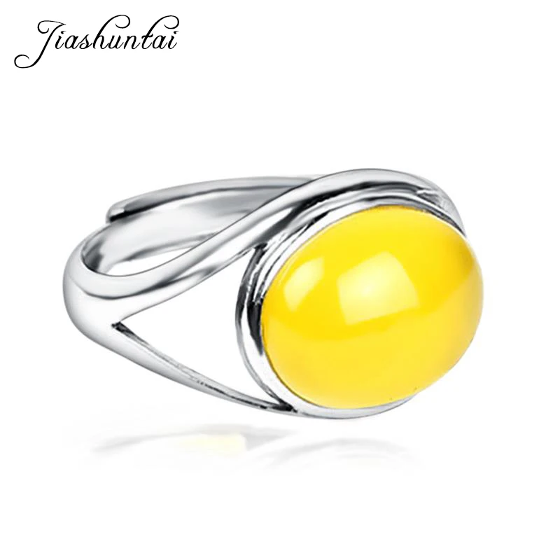 JIASHUNTAI Vintage 925 Sterling Silver Rings Retro Thai Silver Natural Yellow Stone Jewelry For Women Fashion
JIASHUNTAI Vintage 925 Sterling Silver Rings Retro Thai Silver Natural Yellow Stone Jewelry For Women Fashion