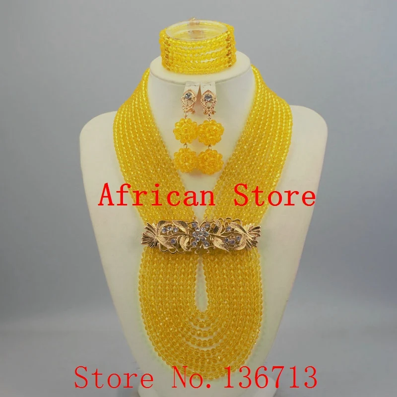 Fine African Beads Jewelry Sets Necklace Bracelet Earrings Rings Crystal Party Wedding Bridal J814-1
Fine African Beads Jewelry Sets Necklace Bracelet Earrings Rings Crystal Party Wedding Bridal J814-1