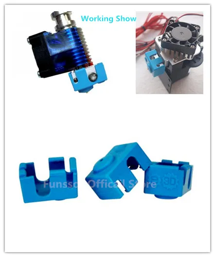 Funssor 1pc* Silicone Socks for v6 PT100 hotend SILICONE HEATER BLOCK COVER Heater Block Silicone Insulation
Funssor 1pc* Silicone Socks for v6 PT100 hotend SILICONE HEATER BLOCK COVER Heater Block Silicone Insulation