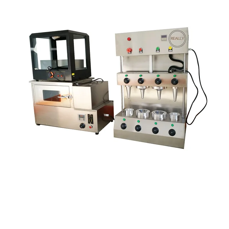 Automatic stainless steel 4molds electric commercial pizza oven pizza cone making machine
Automatic stainless steel 4molds electric commercial pizza oven pizza cone making machine