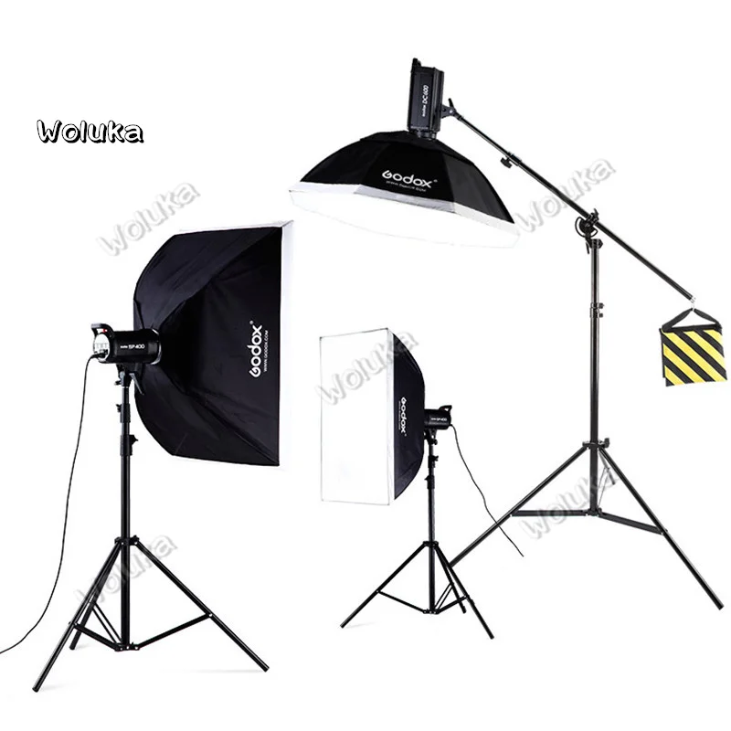 Лампа для фотосъемки Godox DP600W + SP400 в комплекте Верхняя лампа стойка студийной