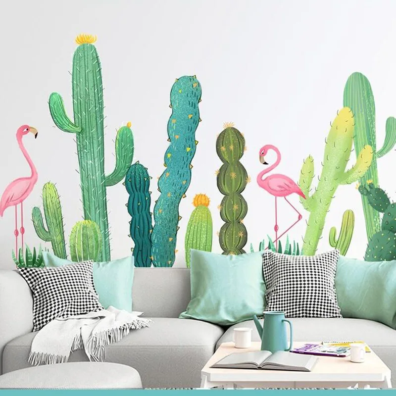 Nordic Flamingo Creative Cactus Wall Sticker Living Room Decoration Sticker Mural Room Decor Wall Stickers For Kids Rooms
Nordic Flamingo Creative Cactus Wall Sticker Living Room Decoration Sticker Mural Room Decor Wall Stickers For Kids Rooms